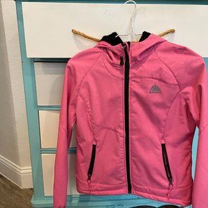 girls hooded ski jacket